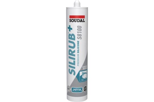 Soudal Silirub S8100 Siliconekit Wit
